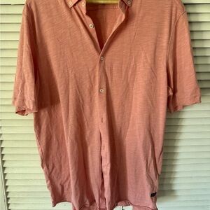 Good Man Brand Casual Pink Button Down Shirt